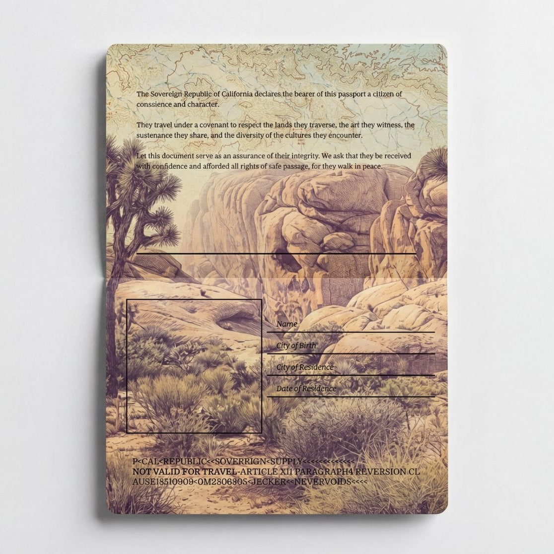 The Sovereign Folio - NOT VALID for Travel